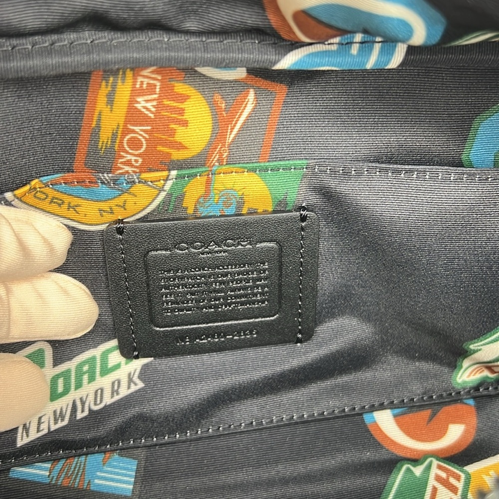 Coach Large Travel Kit Black - Picture 10 of 14
